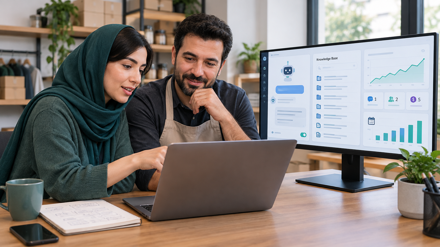 چت‌بات پشتیبانی سایت با ChatGPT برای کسب‌وکارهای کوچک: از نیازسنجی تا فروش ماهانه